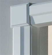 CanDo  Decoratieblok Square/Residence Wit 85 x 85 mm (2 stuks) ( niet meer leverbaar)